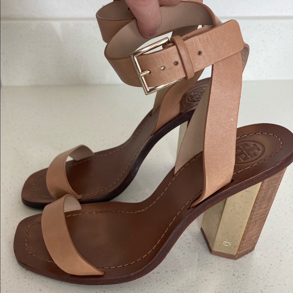 Tory Burch Sandals with Block Heel - Size 6